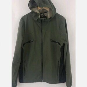 Rain jacket: tech. by Ourcaste in Hunter Green - M